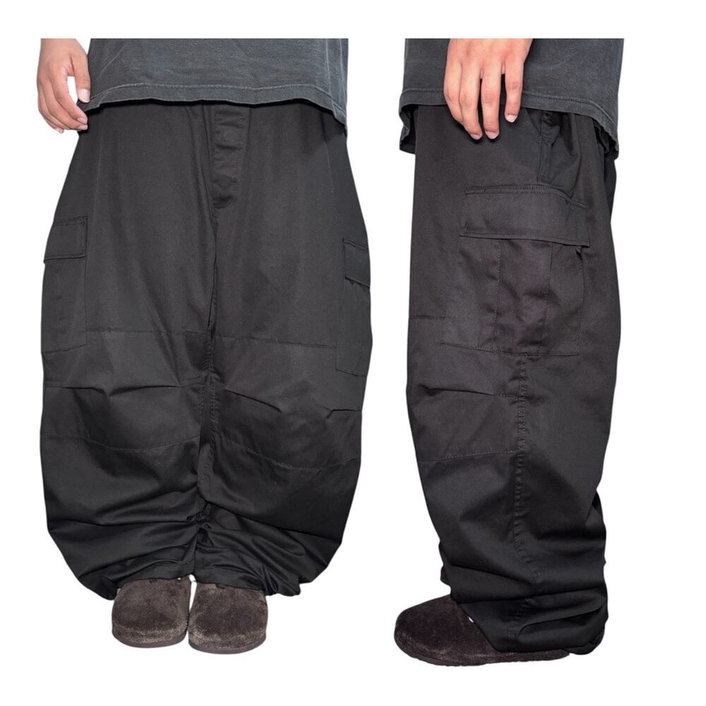 Y2k Baggy Fit Jeans Mens ROTHCO 50x31 skater Style wide Leg military